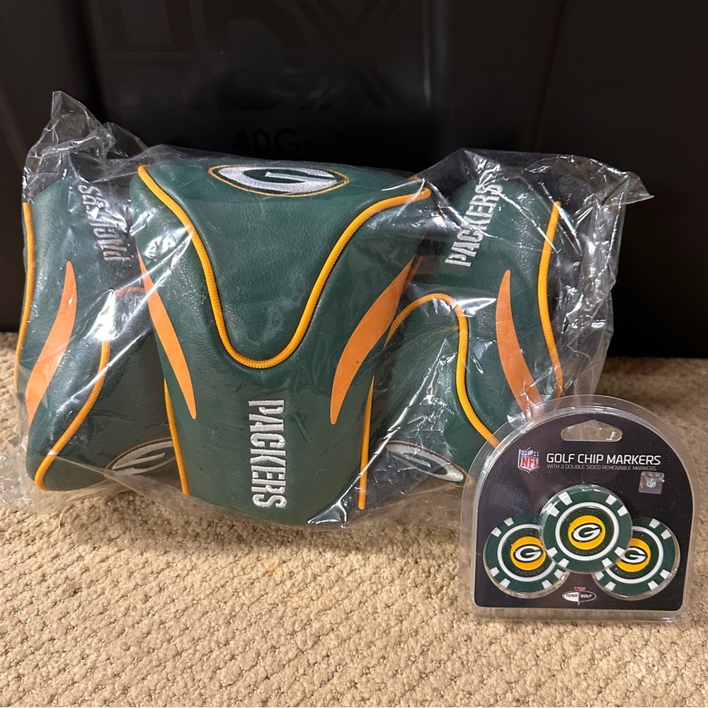 Green Bay Packers Golf Club Covera & Chip Markers